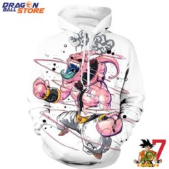 Dragon Ball Hoodie Dragon Ball Z DBZ Super Mad Kid Buu Graffiti Style Pullover Hoodie