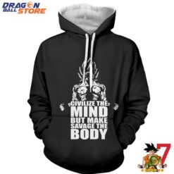 Dragon Ball Hoodie Dragon Ball Z Goku Super Saiyan Epic Black Training Hoodie