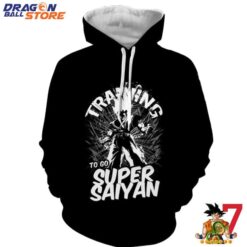 Dragon Ball Hoodie Dragon Ball Z Goku Training To Go Super Saiyan Epic Hoodie