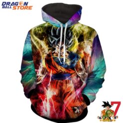 Dragon Ball Hoodie Dragon Ball Z Son Goku Ultra Instinct Colorful Hoodie