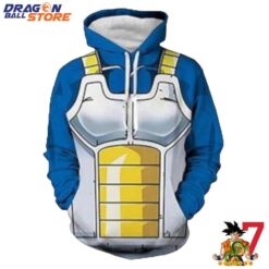 Dragon Ball Hoodie Dragon Ball Z Vegeta Inspired Classic Suit Cosplay Hoodie