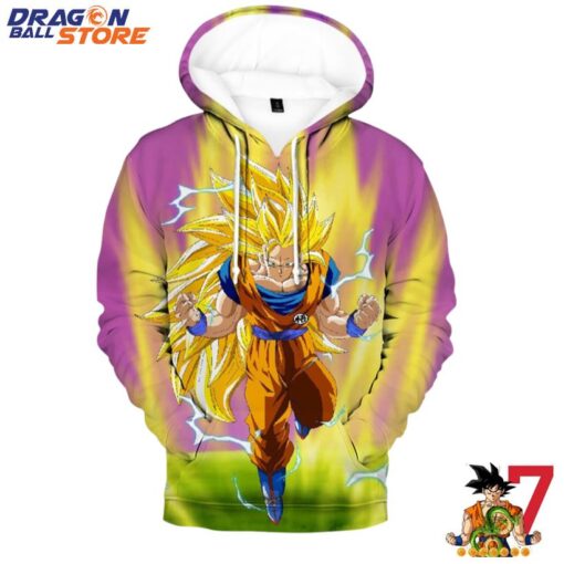Dragon Ball Hoodie Goku Super Saiyan Amazing Ultimate Power Hoodie
