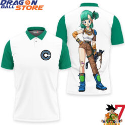 Dragon Ball Polo Shirts - Dragon Ball Bulma Capsule Polo Shirts