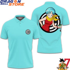 Dragon Ball Polo Shirts - Dragon Ball Bulma Polo Shirts