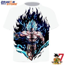 Dragon Ball T-Shirt - DBZ Son Goku Super Saiyan Blue T-Shirt