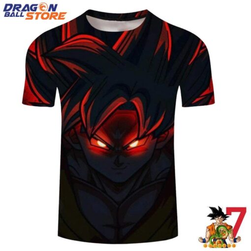 Dragon Ball T-Shirt - DGZ Son Goku Red Eye T-Shirt