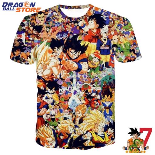 Dragon Ball T-Shirt - Dragon Ball All Characters T-Shirt