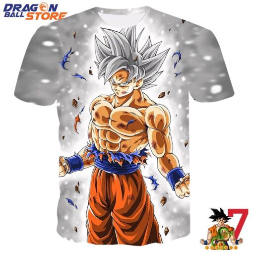 Dragon Ball T-Shirt - Dragon Ball Cool Goku White Super Saiyan T-Shirt