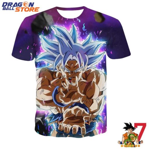 Dragon Ball T-Shirt - Dragon Ball Goku Blue Kamehameha Amazing Power T-Shirt