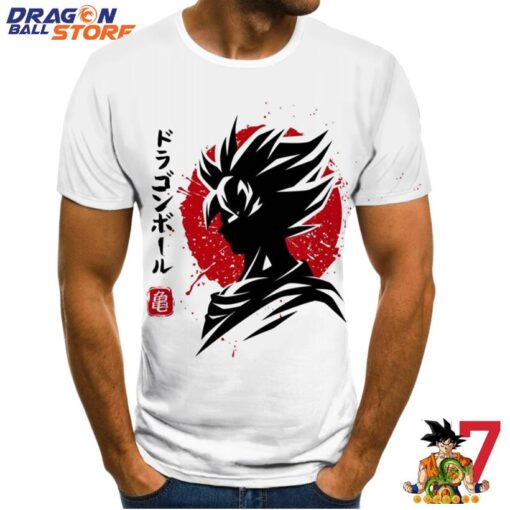 Dragon Ball T-Shirt - Dragon Ball Goku Head Super Saiyan T-Shirt