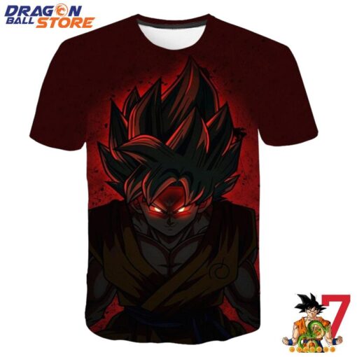 Dragon Ball T-Shirt - Dragon Ball Goku Red Eye T-Shirt