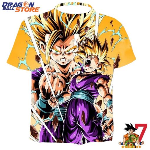 Dragon Ball T-Shirt - Dragon Ball Kid Gohan Super Saiyan Power T-Shirt