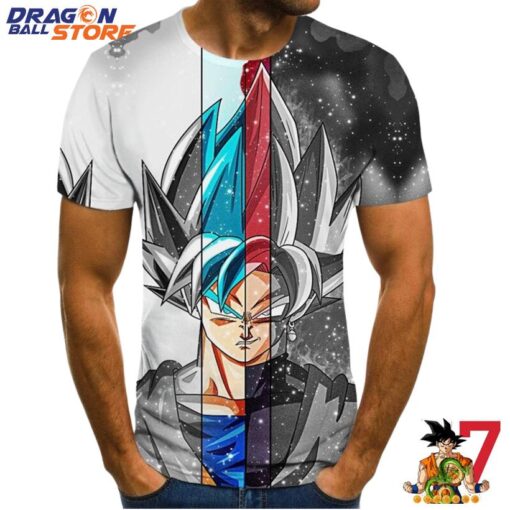 Dragon Ball T-Shirt - Dragon Ball Shades Of Son Goku Face T-Shirt