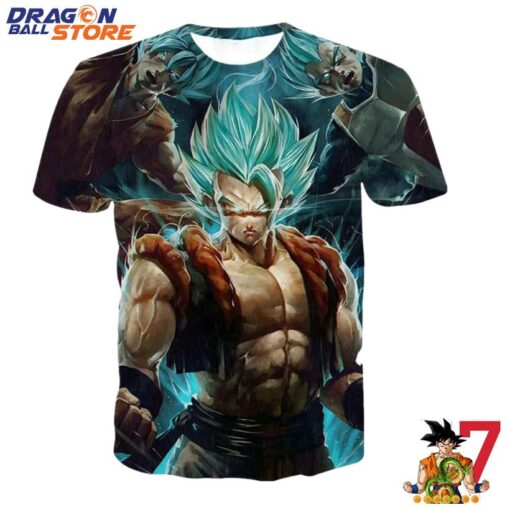 Dragon Ball T-Shirt - Dragon Ball Son Goku God Blue Super Power T-Shirt