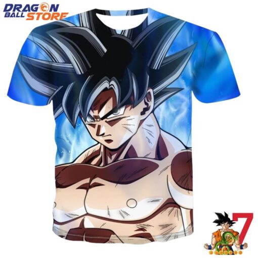 Dragon Ball T-Shirt - Dragon Ball Son Goku Super Saiyan Power Serious Face Ver 2 T-Shirt