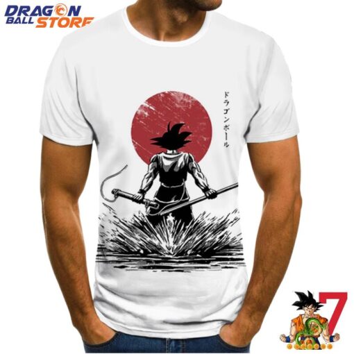 Dragon Ball T-Shirt - Dragon Ball Son Goku Vinil Textil Anime Ver 3 T-Shirt