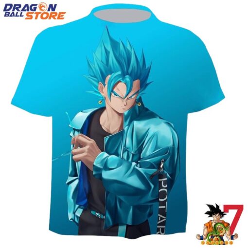 Dragon Ball T-Shirt - Dragon Ball Super Goku 3 Super Saiyan Blue Kaioken Cool T-Shirt