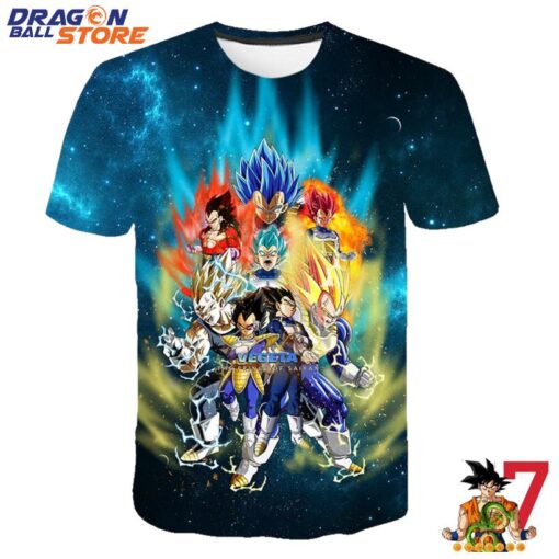 Dragon Ball T-Shirt - Dragon Ball Vegeta The Prince Of Saiyans T-Shirt