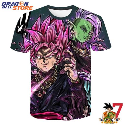 Dragon Ball T-Shirt - Dragon Ball Z Black Pink Goku T-Shirt