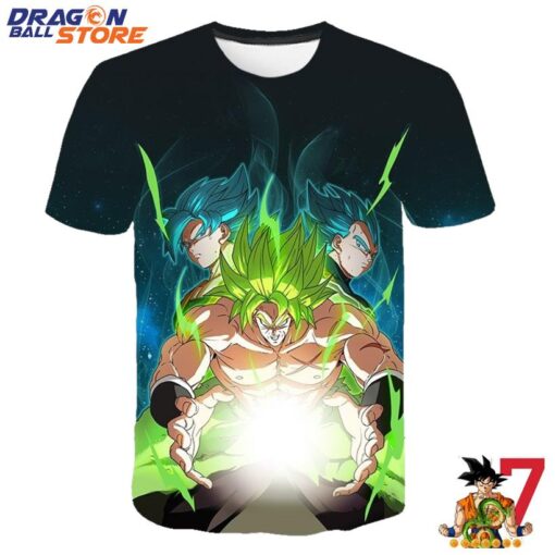 Dragon Ball T-Shirt - Dragon Ball Z Broly Goku Vegeta Power T-Shirt