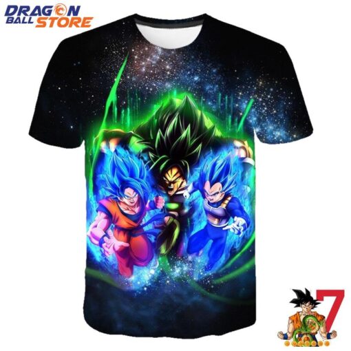 Dragon Ball T-Shirt - Dragon Ball Z Broly Goku Vegeta T-Shirt