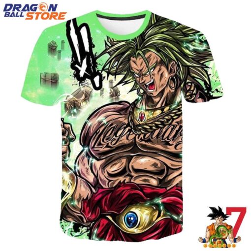 Dragon Ball T-Shirt - Dragon Ball Z Broly Green T-Shirt