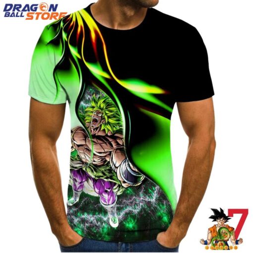 Dragon Ball T-Shirt - Dragon Ball Z Legendary Broly Charging Up Dope T-Shirt