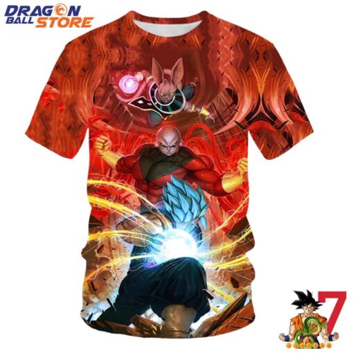 Dragon Ball T-Shirt - Dragon Ball Z Legendary Jiren Fighting With Goku T-Shirt