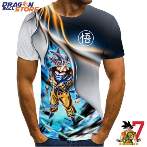 Dragon Ball T-Shirt - Son Goku Amazing Lightning Power Up DBZ T-Shirt