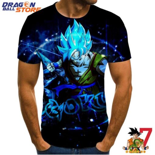 Dragon Ball T-Shirt - Son Goku SSJ Blue Super Saiyan T-Shirt
