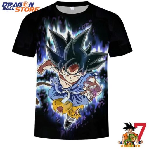 Dragon Ball T-Shirt - Teen Goku Dragon Ball Lightning Power T-Shirt