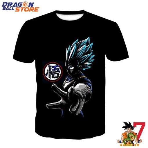 Dragon Ball T-Shirt - Vegeta Blue Light DBZ T-Shirt