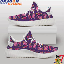 Dragon Ball Yeezy - Adorable Kirby Majin Buu Parody Purple Yeezy Boost