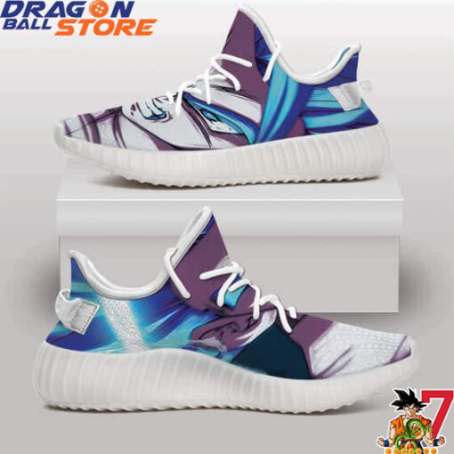 Dragon Ball Yeezy - Amazing Dragon Ball Z Vegito Super Saiyan Blue Yeezy Sneakers