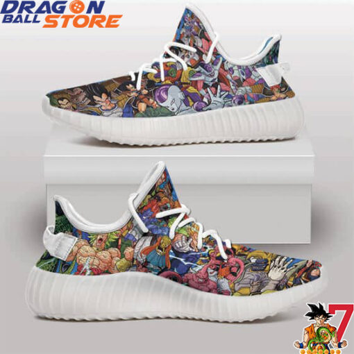 Dragon Ball Yeezy - Awesome Dragon Ball Characters Artwork Yeezy Sneakers