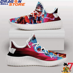 Dragon Ball Yeezy - Awesome Son Goku SSJ Blue Kaioken Dragon Ball Z Yeezy Sneakers