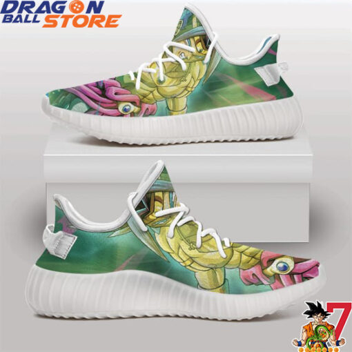 Dragon Ball Yeezy - Dragon Ball Broly Old School Artwork Yeezy Sneakers