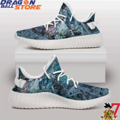 Dragon Ball Yeezy - Dragon Ball Future Trunks Saga Chibi Characters Yeezy Shoes