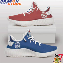 Dragon Ball Yeezy - Dragon Ball Z Son Goku NBA Parody King Kai Kanji Yeezy Sneakers