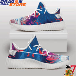 Dragon Ball Yeezy - Dragon Ball Z Son Goku Super Saiyan God Kamehameha Yeezy Boost