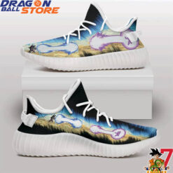 Dragon Ball Yeezy - Dragon Ball Z Son Goku Vs Vegeta Awesome Pixel Art Yeezy Boost