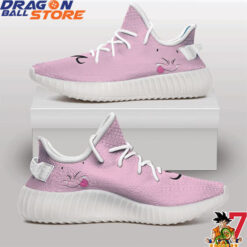 Dragon Ball Yeezy - Fat Majin Buu Quirky Face Pink Stylish Yeezy Shoes