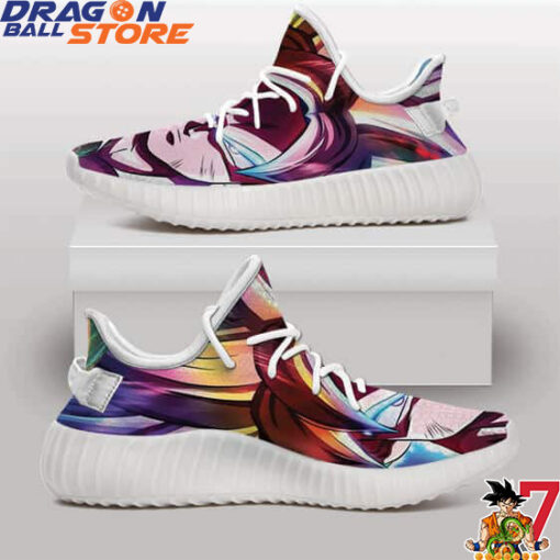 Dragon Ball Yeezy - Fierce Goku Rainbow Aura Ultra Instinct Yeezy Sneakers