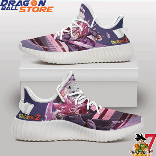 Dragon Ball Yeezy - Goku Black Super Saiyan Rose Energy Blade Yeezy Sneakers