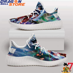 Dragon Ball Yeezy - Goku Ultra Instinct Sign Incomplete Form Yeezy Sneakers