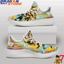 Dragon Ball Yeezy - Gotenks Super Saiyan 3 Power Surge Dragon Ball Z Yeezy Shoes