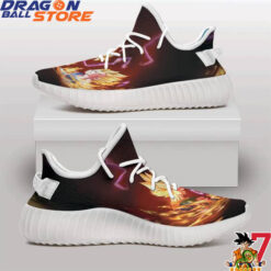 Dragon Ball Yeezy - Super Saiyan Goku And Vegeta Rivalry Cool Yeezy Shoes