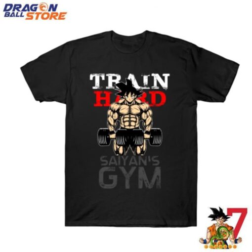 Dragon Ball T Shirt Gym Train Hard