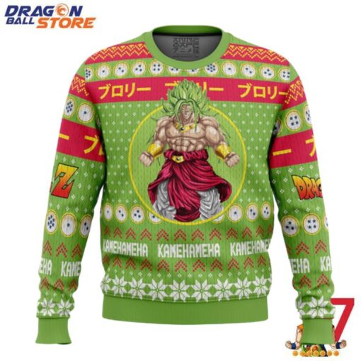 Dragon Ball Ugly Sweater Christmas Broly Dragon Ball Z