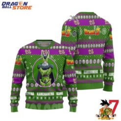 Dragon Ball Ugly Sweater Christmas Holiday Dragon Ball Z Cell Anime